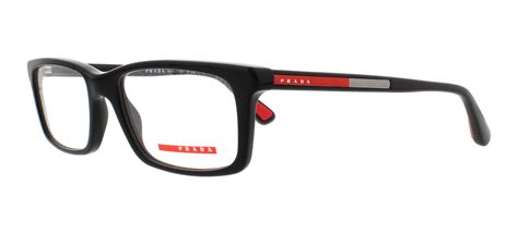 prada matte black eyeglasses|prada eyeglasses black and red.